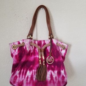 Michael Kors TYE DYE Pink tote